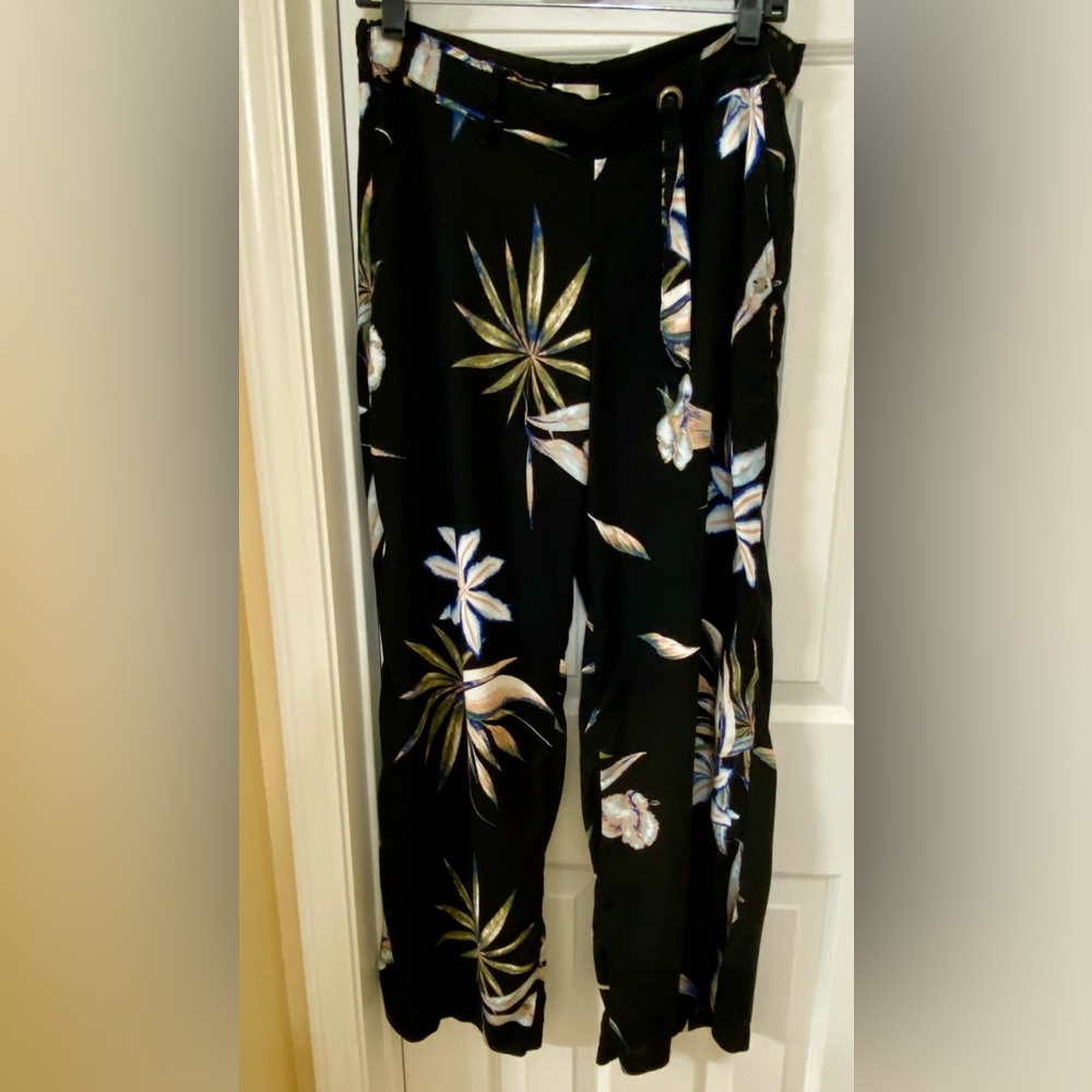 Roxy Oceanside Tropical Beach Pants Large
